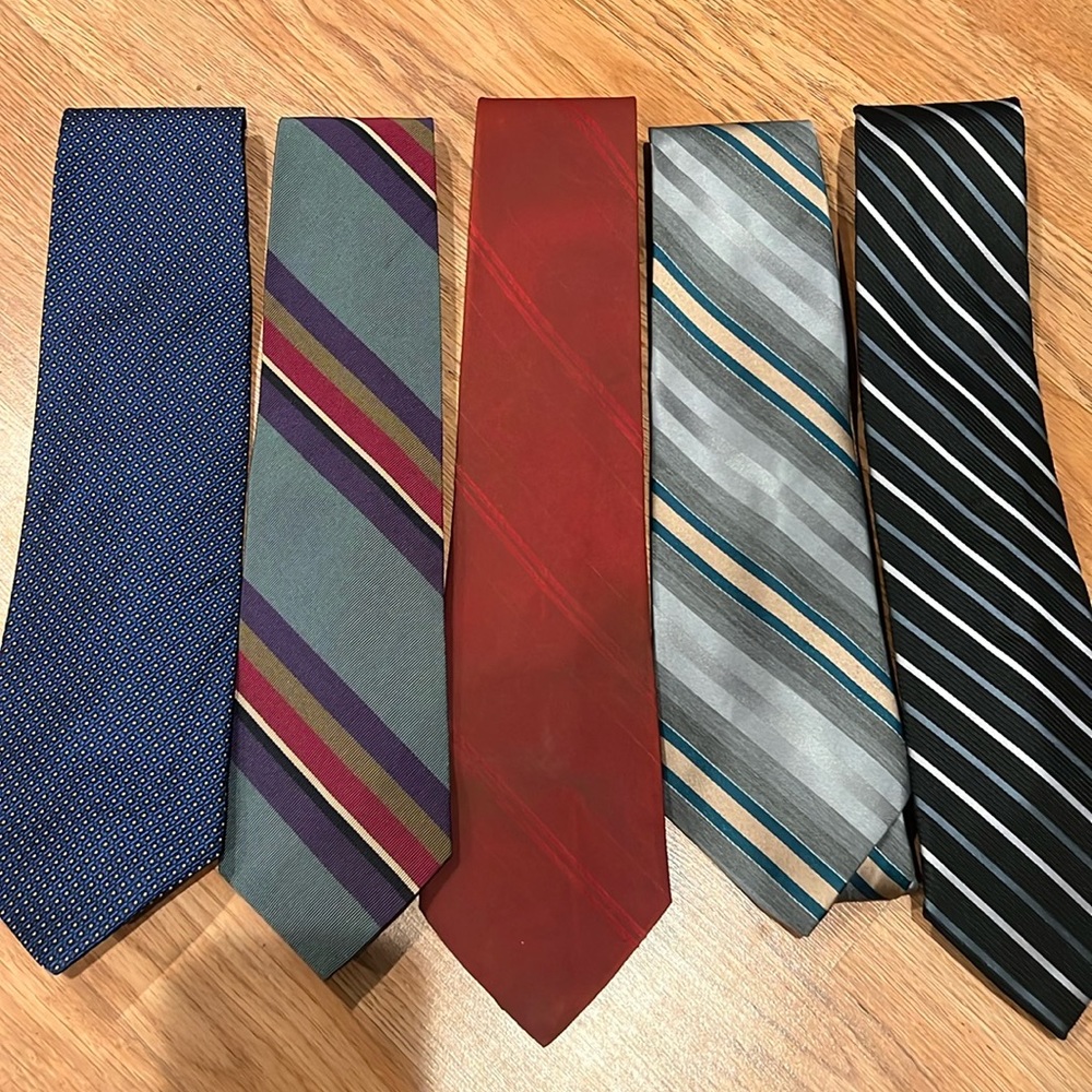 Stock of 5 ties